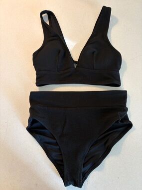 Black high waist Bikini